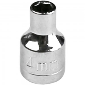 Soquete Sextavado com Encaixe 1/4"x4mm em Cromo Vanádio LT0024.FM