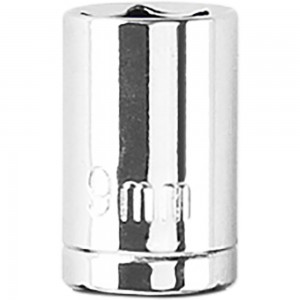 Soquete Sextavado com Encaixe 1/4"x9mm em Cromo Vanádio LT0029.FM