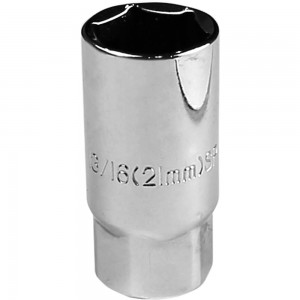 Soquete de Vela Sextavado com Encaixe 1/2"x21mm em Cromo Vanádio LT0036.FM