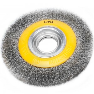 Escova Circular 6"x1"x3/4" em Aço e Latão LT2444