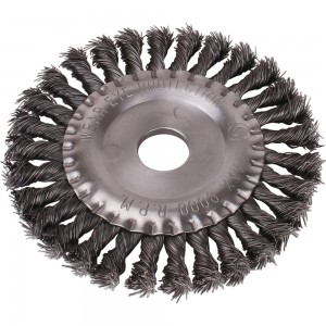Escova de Aço Trançada Circular 6 x 1/2 x 7/8" LT2448