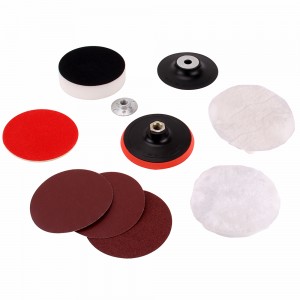 Jogo de Polimento 4.1/2 Polegadas com 10 peças LT7000C